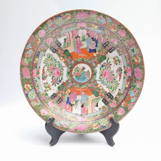 Immagine di Coppia di ciotole decorative cinesi Famille Rose