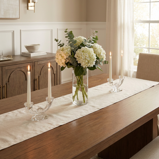 Immagine di Coppia di candelieri di cristallo